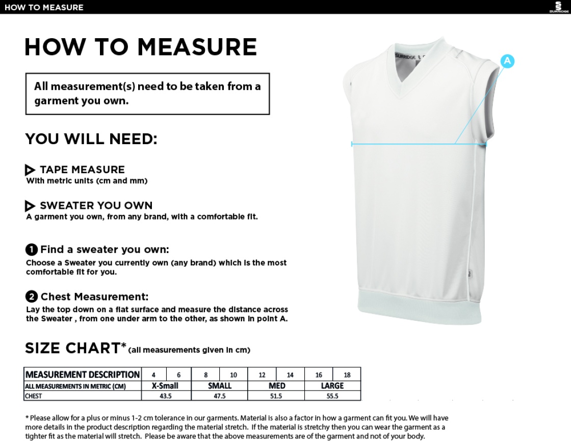 NAILSEA CC - BLAST SLEEVELESS WOMENS SWEATER-Ivory - Size Guide