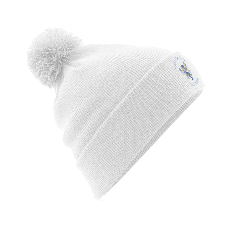 NAILSEA CC - Original Pom Pom Beanie : White